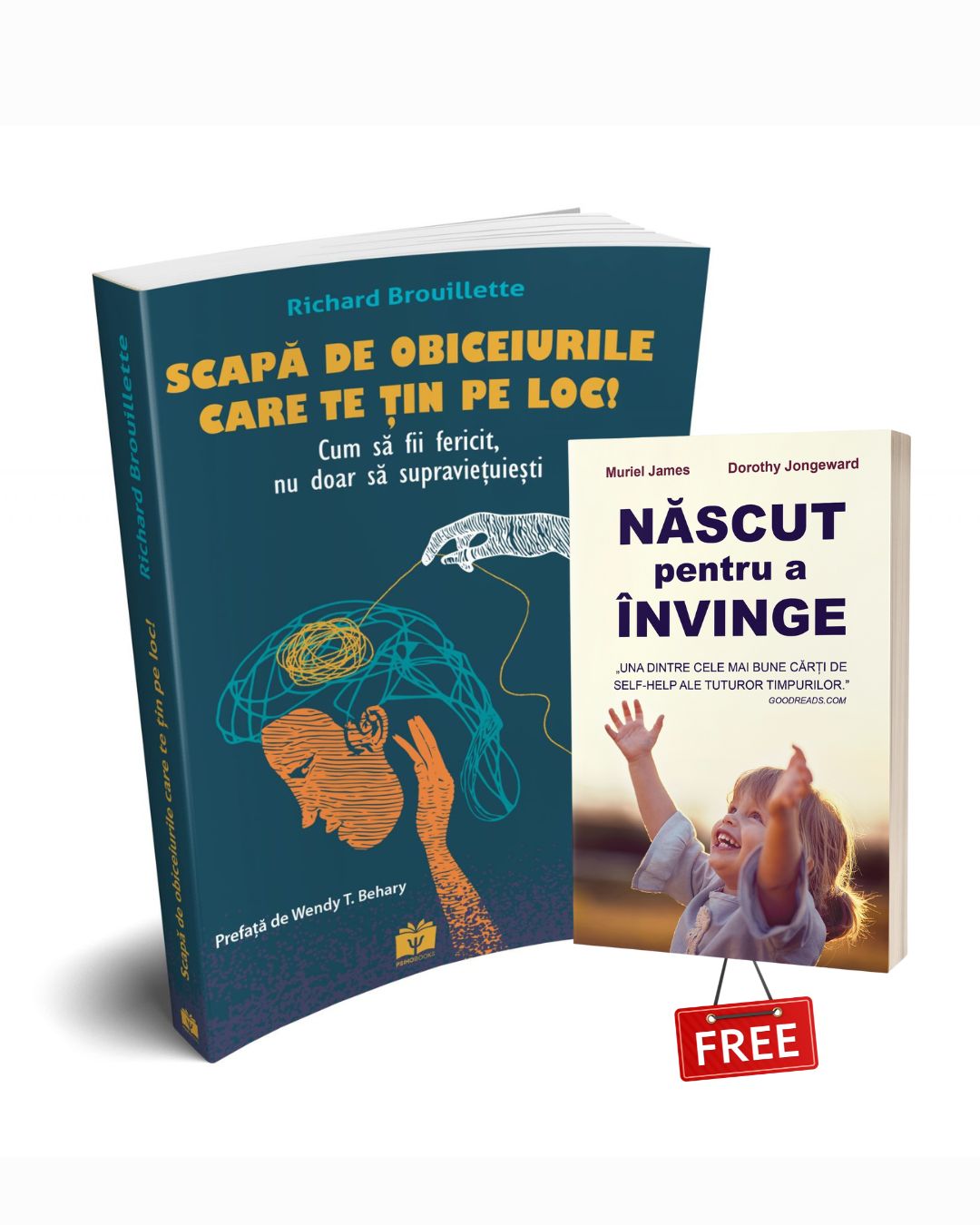 Pachet Black Friday „Scapă de obiceiurile care te țin pe loc!” + „Nǎscut pentru a învinge” GRATUIT